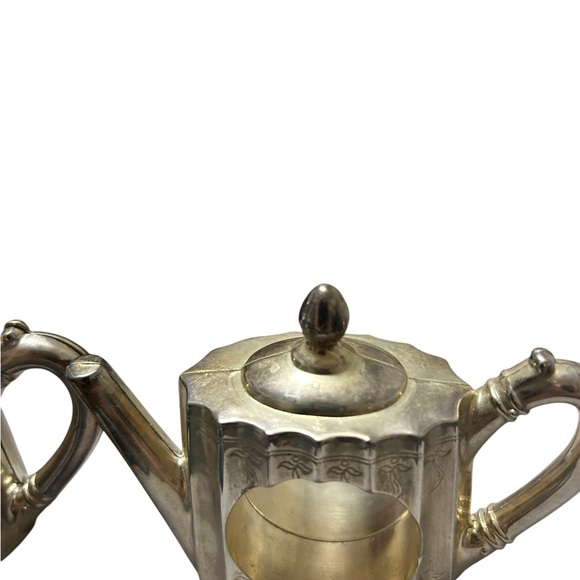 Vintage  Godinger Museum Re-Creations Silver Plated 8 Teapot Napkin Rings - Picture 6 of 7